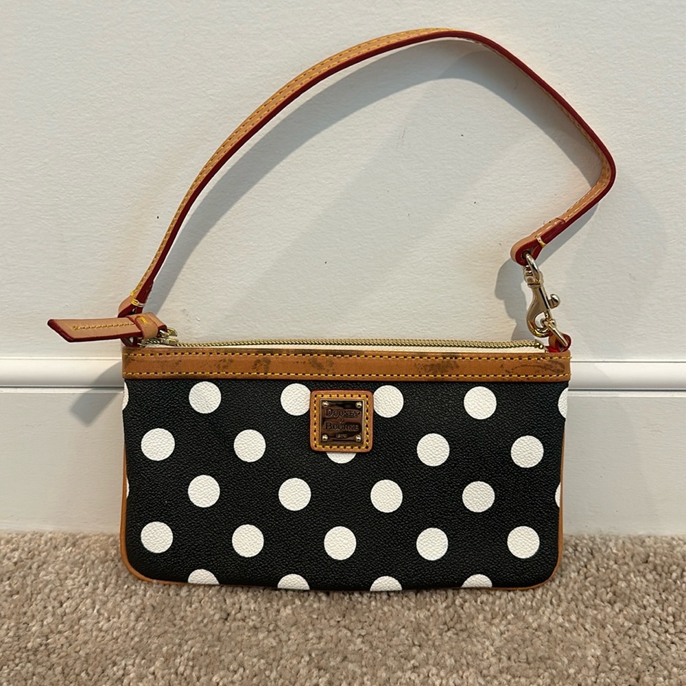 Dooney & Bourke Polka Dot Wristlet